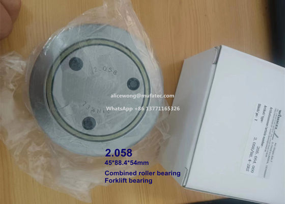 2.058 kombinierte Walzlager Radiallager Gabelstaplerlager 45*88.4*54mm
