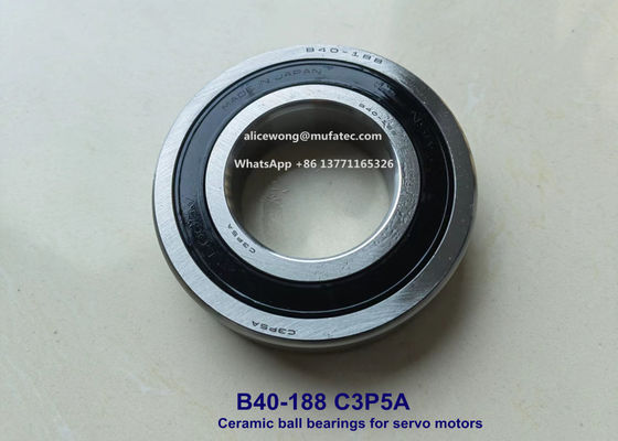 B40-188 C3P5A hybride Keramikkugellager mit Hochgeschwindigkeitsservomotoren 40*80*18mm