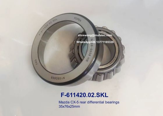 F-611420.02.SKL F-611420 02 KA03-27-220 Mazda CX-5 Differenziallager Spitzenwalzlager 35*76*25mm