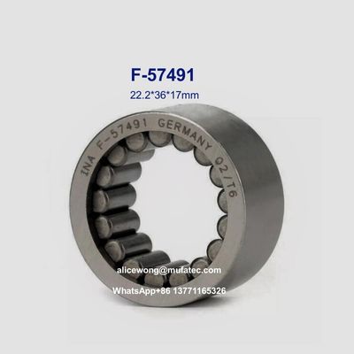 F-57491.RNU Vollkomplett-Roller-Hydraulikpumpenlager mit Stahl-Brass-Nylonkäfig